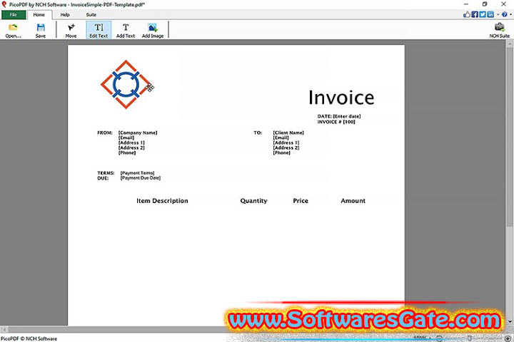 NCH PicoPDF Plus : Version 6.33 (Latest Software)