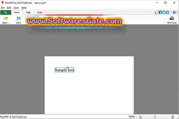 NCH PicoPDF Plus : Version 6.33 (Latest Software)