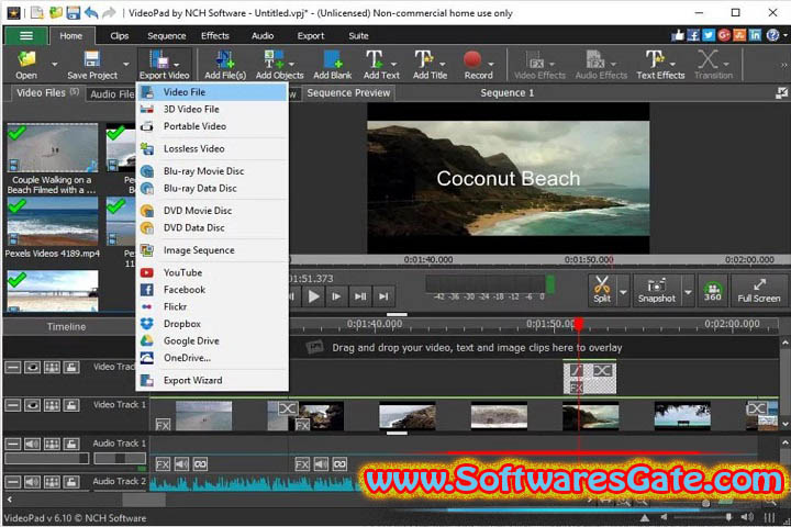 NCH VideoPad Pro : Version 16.39 (Latest Software)