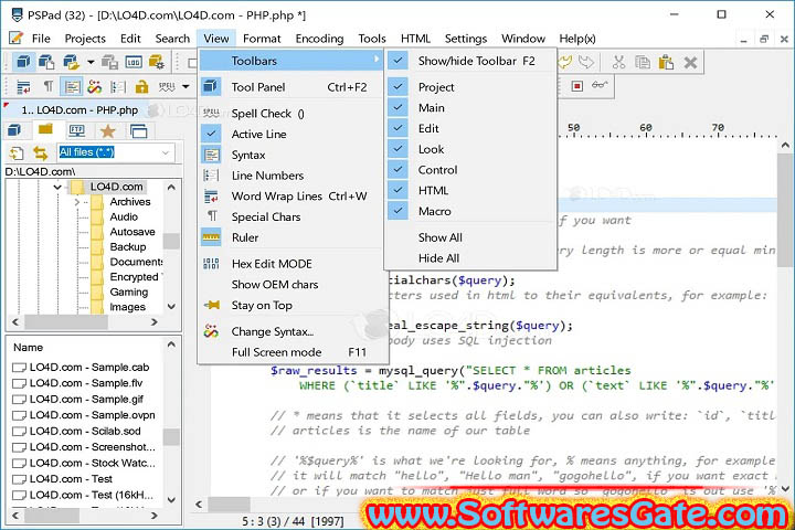 PSPad Editor : Version 5.0.5.567 (Latest Software) PSPad Editor : Version 5.0.5.567 (Latest Software)