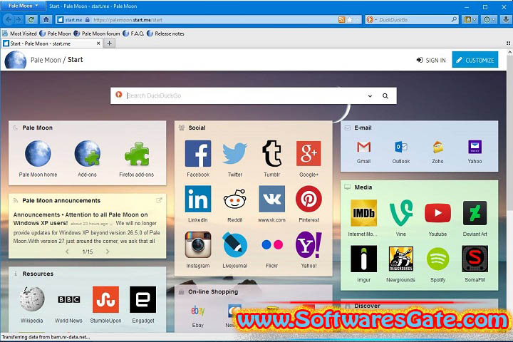 Pale Moon : Version 33.3.1 (Latest Software) Pale Moon : Version 33.3.1 (Latest Software)