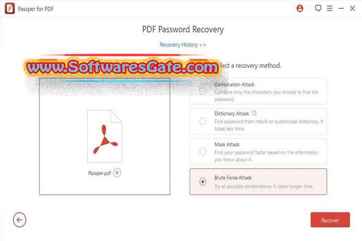 Passper for PDF : Version 4.0.1.2 (Latest Software)