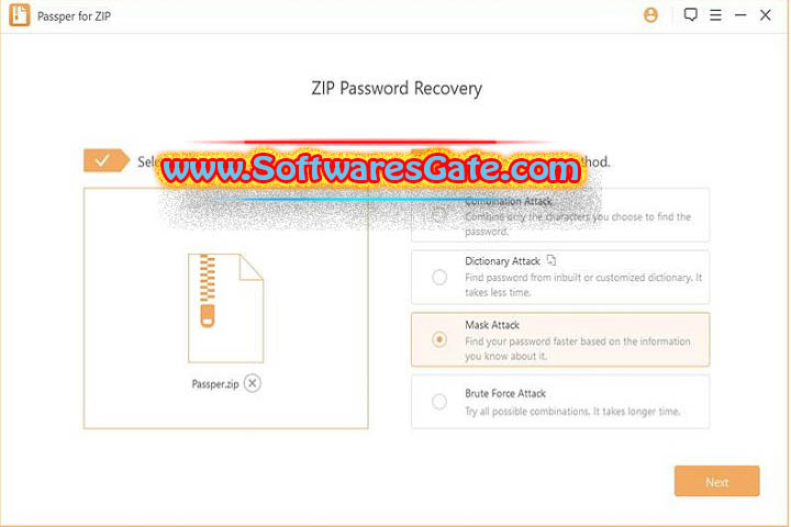Passper for ZIP : Version 4.0.1.2 (Latest Software) Passper for ZIP : Version 4.0.1.2 (Latest Software)