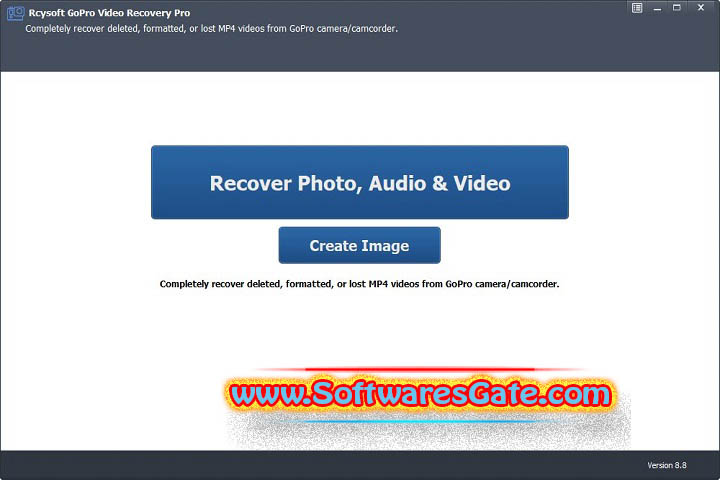 Rcysoft GoPro Video Recovery Pro : Version 8.9.0.0 (Latest Software)