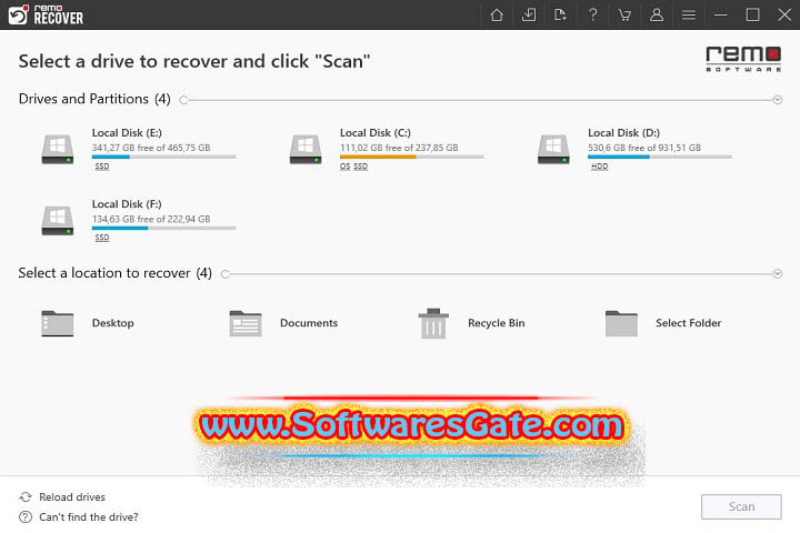 Remo Recover Windows : Version 6.0.0.246 (Latest Software)