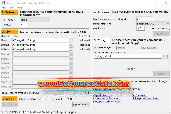 Runtime RAID Reconstructor : Version 5.15 (Latest Software)