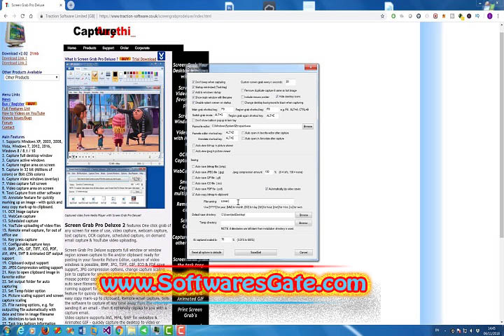 Screen Grab Pro Deluxe : Version 2.04 (Latest Software)