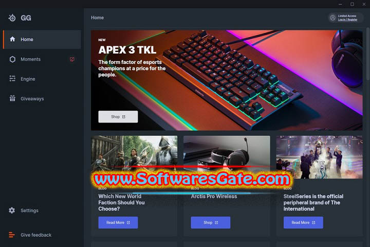Steel Series GG : Version 71.1.0 (Latest Software)