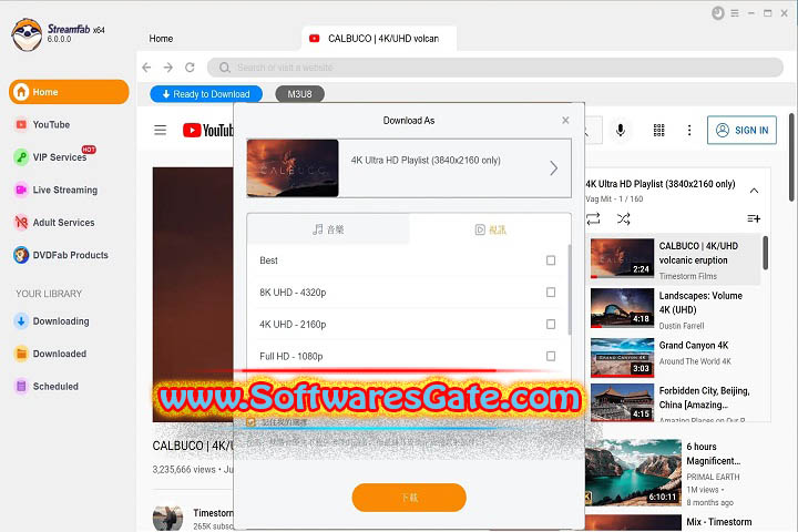 StreamFab : Version 6.1.9.9 (Latest Software) StreamFab : Version 6.1.9.9 (Latest Software)