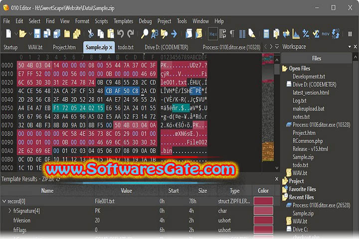 SweetScape 010 Editor : Version 15.0 (Latest Software) SweetScape 010 Editor : Version 15.0 (Latest Software)