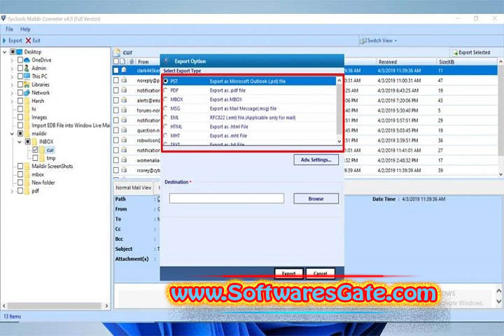 SysTools Maildir Converter : Version 6.0 (Latest Software) SysTools Maildir Converter : Version 6.0 (Latest Software)
