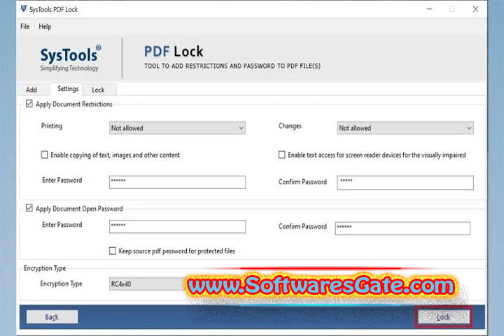SysTools PDF Lock : Version 3.1 (Latest Software) SysTools PDF Lock : Version 3.1 (Latest Software)