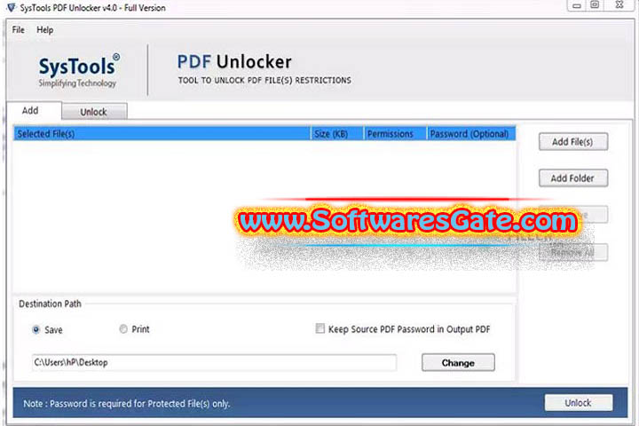 SysTools PDF Lock : Version 3.1 (Latest Software) SysTools PDF Lock : Version 3.1 (Latest Software)