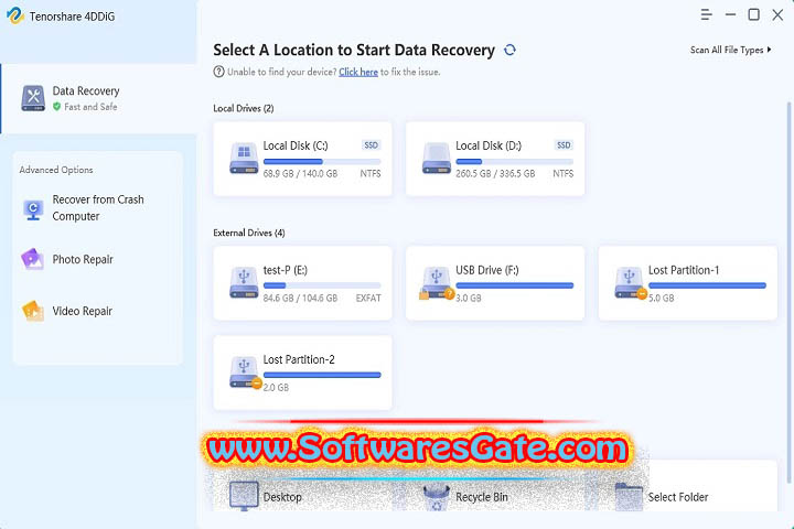 Tenorshare 4DDiG : Version 10.1.14.6 (Latest Software)