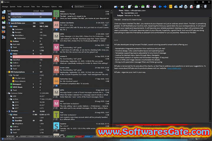 The Bat! Professional : Version 11.2.2 (Latest Software)