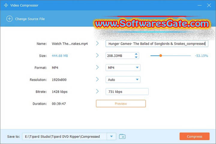 Tipard DVD Ripper : Version 10.1.12 (Latest Software)
