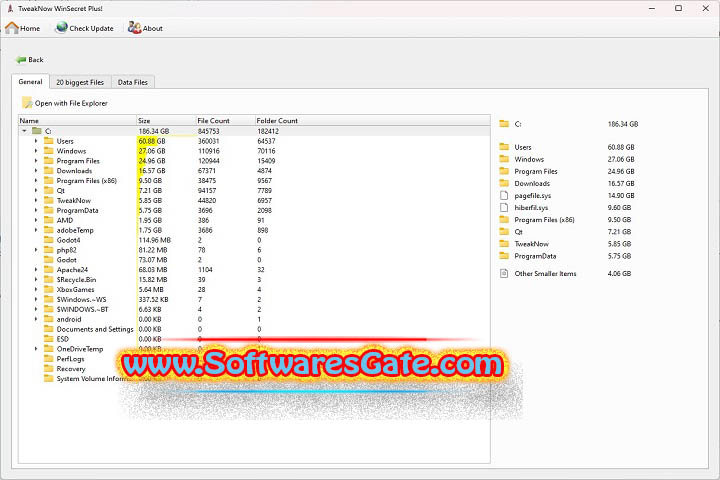 TweakNow WinSecret Plus : Version 5.6.9 (Latest Software)