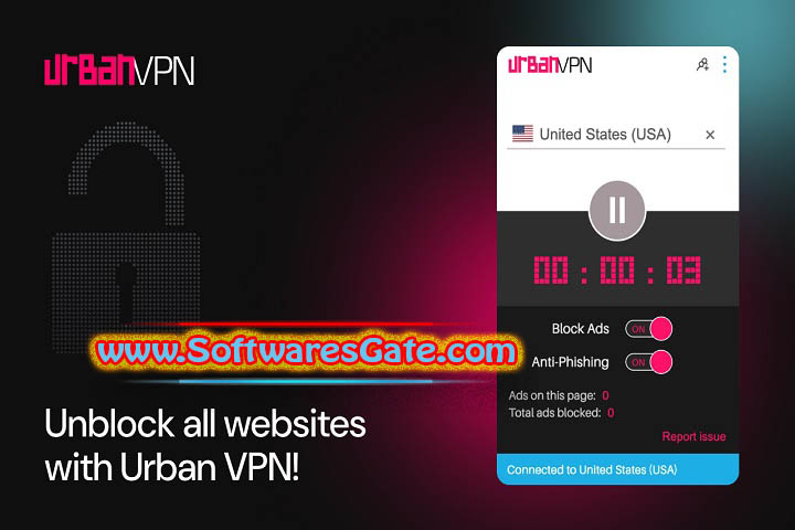 UrbanVPN : Version 2.3.0.3 (Latest Software)