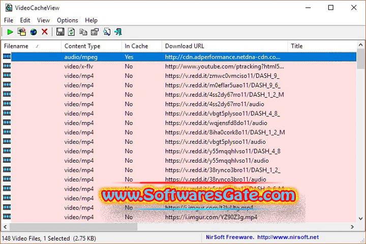 VideoCacheView : Version 3.09 (Latest Software)