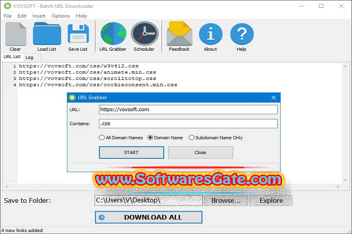 VovSoft Batch URL Downloader : Version 5.8 (Latest Software) VovSoft Batch URL Downloader : Version 5.8 (Latest Software)