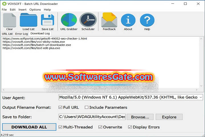 VovSoft Batch URL Downloader : Version 5.8 (Latest Software) VovSoft Batch URL Downloader : Version 5.8 (Latest Software)