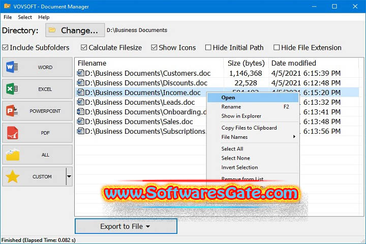 VovSoft Document Manager : Version 2.0 (Latest Software)