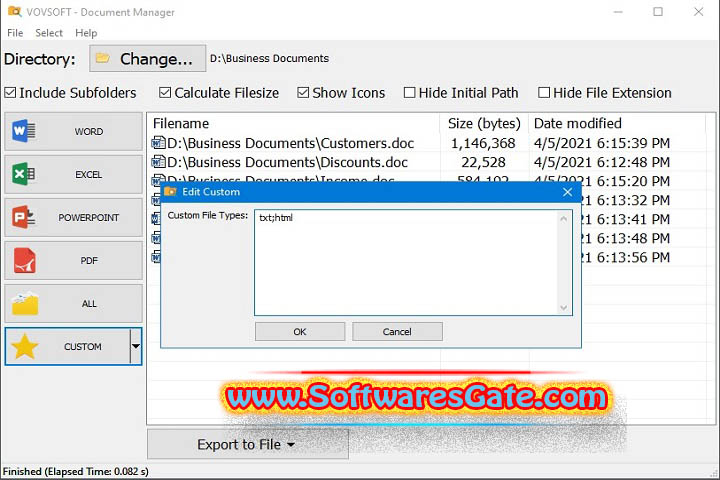 VovSoft Document Manager : Version 2.0 (Latest Software)