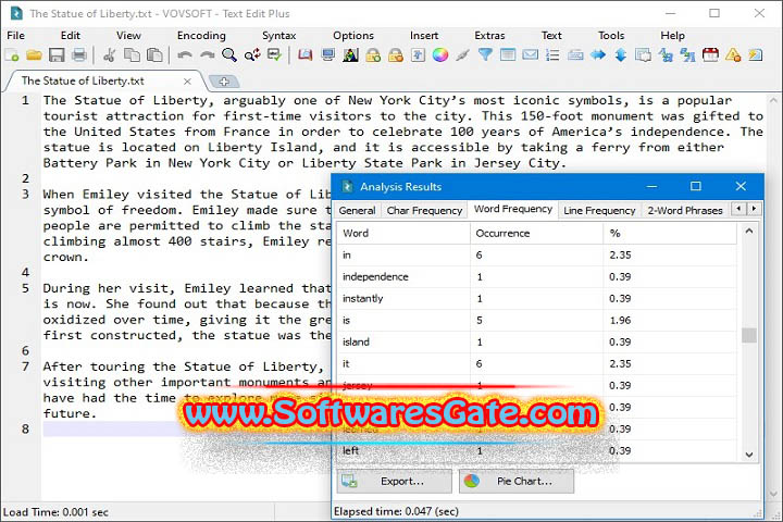 VovSoft Text Edit Plus : Version 14.7 (Latest Software)