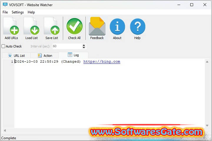 VovSoft Website Watcher : Version 1.4 (Latest Software)