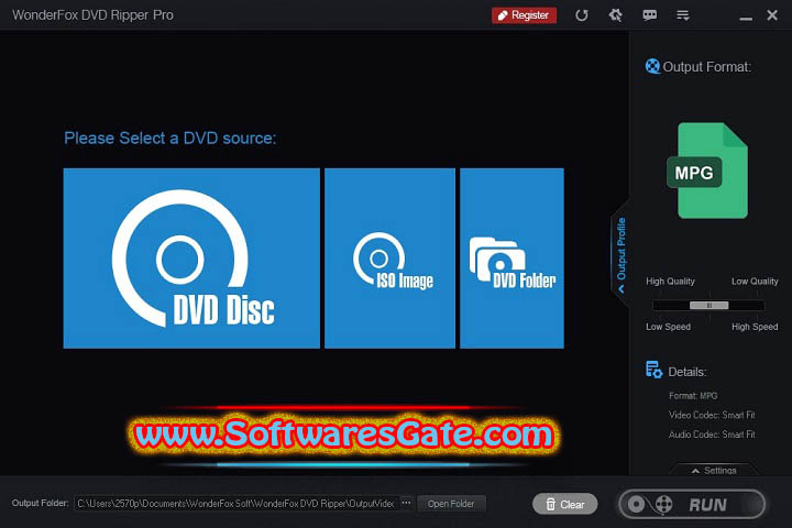 WonderFox DVD Ripper Pro : Version 23.7 (Latest Software)