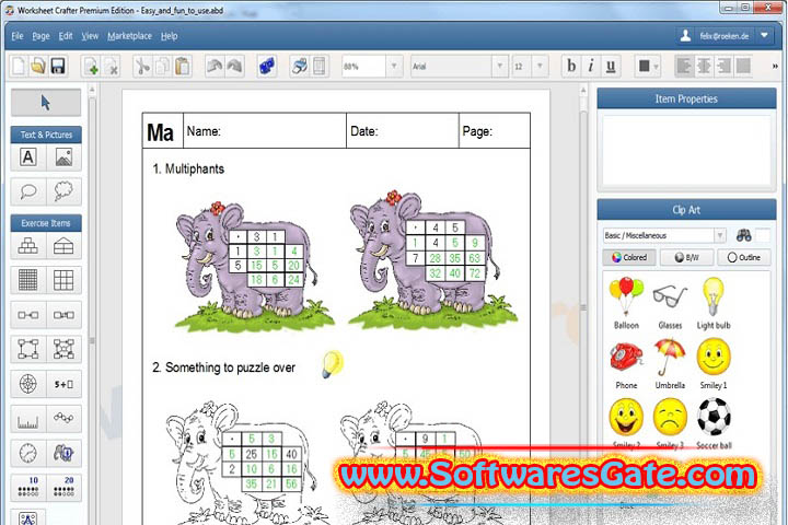 Worksheet Crafter Premium Edition : Version 2024.2.5.294 (Latest Software)