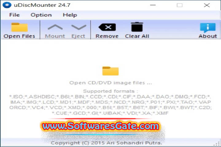 uDiscMounter : Version 24.7 (Latest Software) uDiscMounter : Version 24.7 (Latest Software)