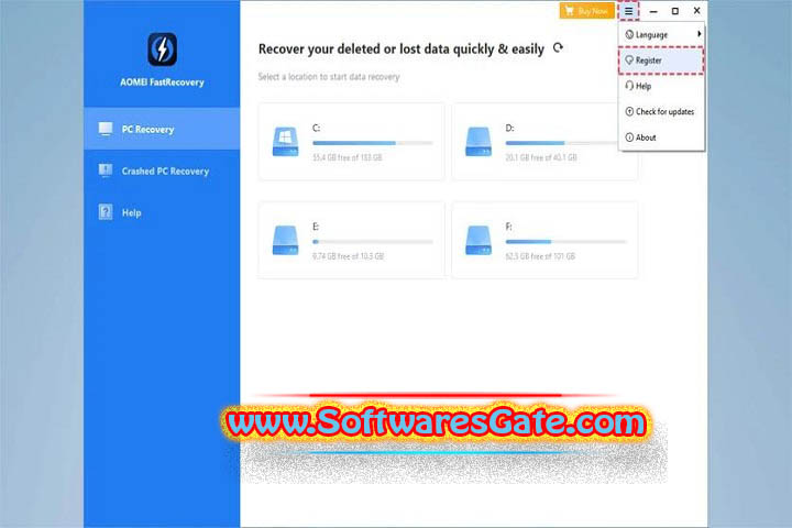 AOMEI FastRecovery : Version 3.0.0 (Latest Software) AOMEI FastRecovery : Version 3.0.0 (Latest Software)