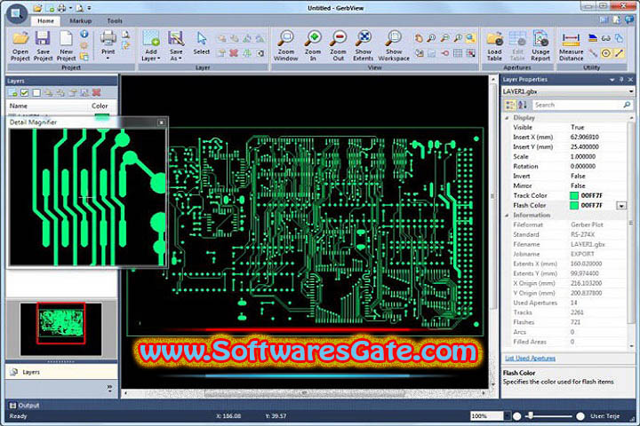 GerbView : Version 10.26 (Latest Software) GerbView : Version 10.26 (Latest Software)