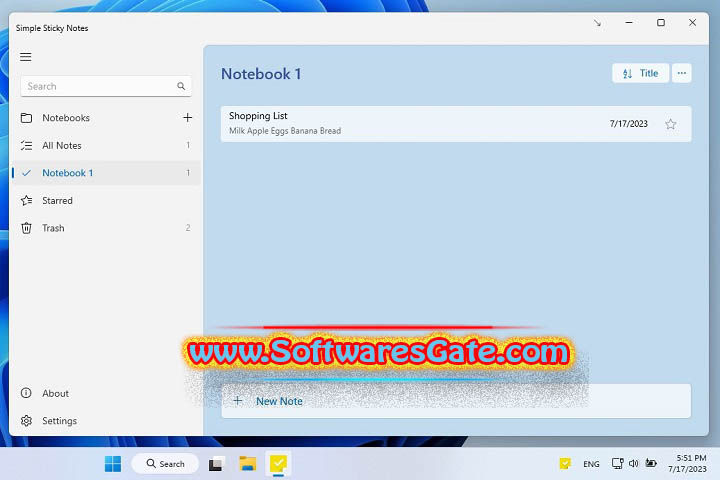 Simple Sticky Notes : Version 6.6.0 (Latest Software) Simple Sticky Notes : Version 6.6.0 (Latest Software)