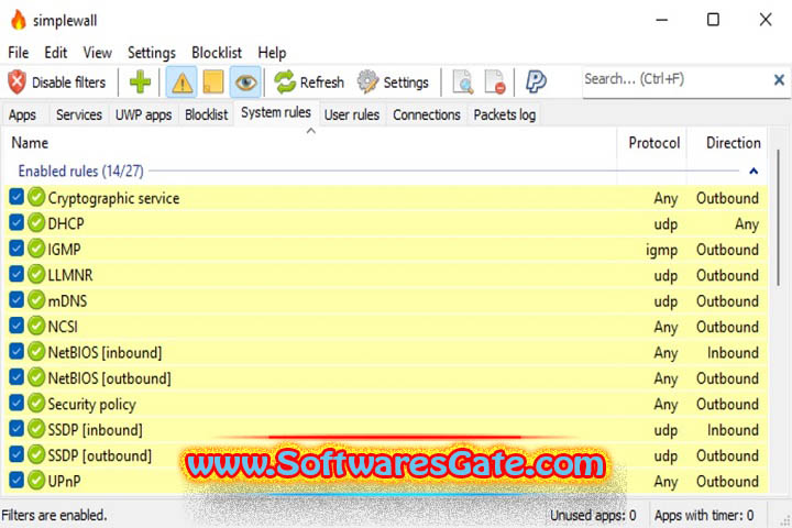 SimpleWall : Version 3.8.4 (Latest Software) SimpleWall : Version 3.8.4 (Latest Software)