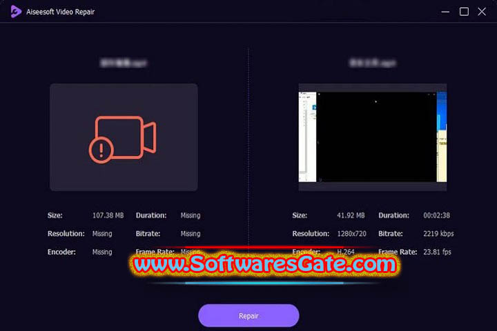 Aiseesoft Video Repair : Version 1.0.50 (Latest Software)