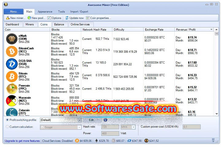 Awesome Miner Ultimate : Version 10.1.2 (Latest Software) Awesome Miner Ultimate : Version 10.1.2 (Latest Software)