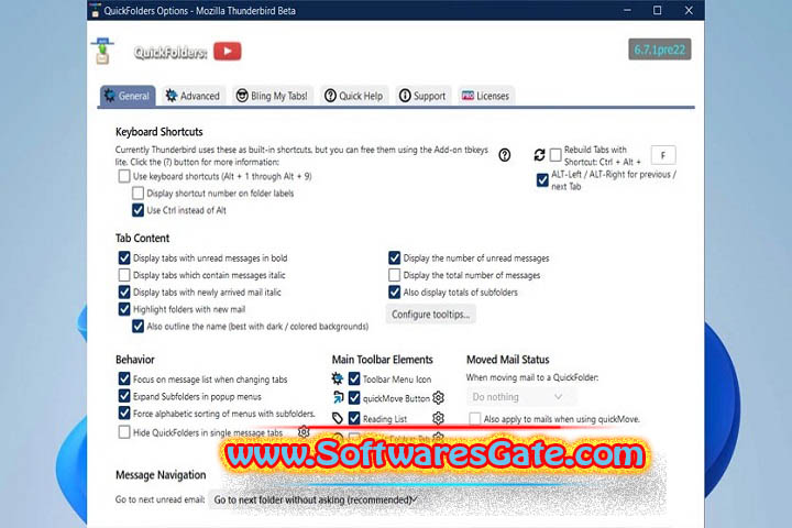 Axel Grude QuickFolders Pro : Version 6.7.0 (Latest Software)