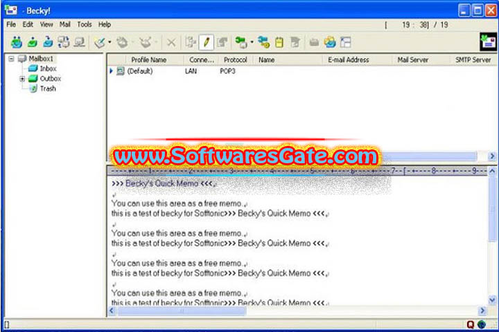 Becky! Internet Mail : Version 2.81.07 (Latest Software)