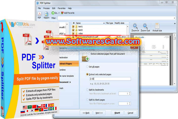 Coolutils PDF Splitter Pro : Version 6.1.0.76-47 (Latest Software) Coolutils PDF Splitter Pro : Version 6.1.0.76-47 (Latest Software)