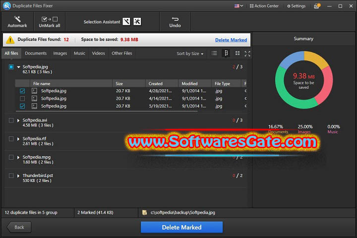 Duplicate Files Fixer : Version 1.2.1.964 (Latest Software)