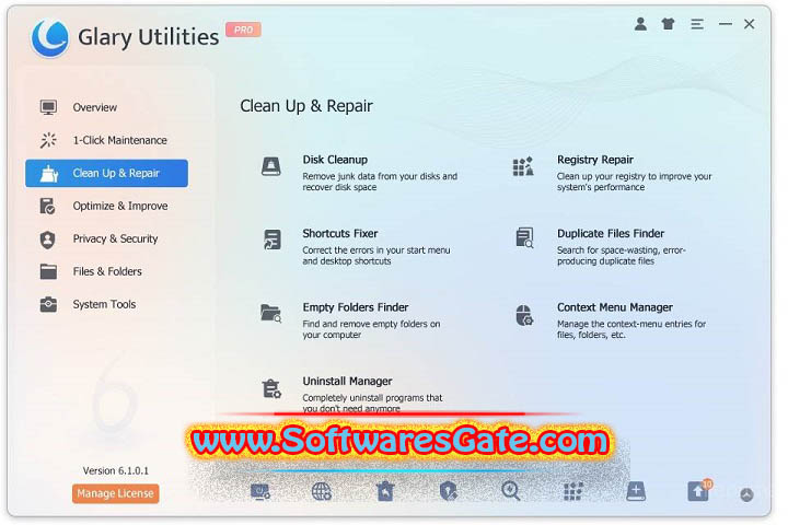 Glary Utilities Pro : Version 6.15.0.19 (Latest Software) Glary Utilities Pro : Version 6.15.0.19 (Latest Software)
