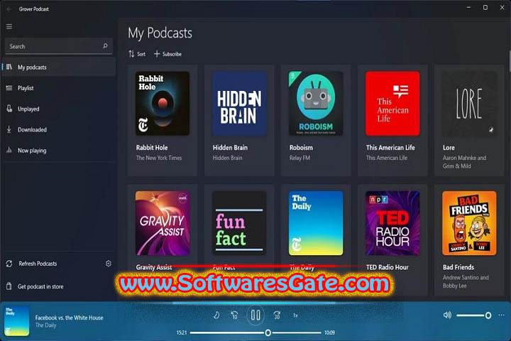 Grover Podcast : Version v3.4.8.0 (Latest Software) Grover Podcast : Version v3.4.8.0 (Latest Software)