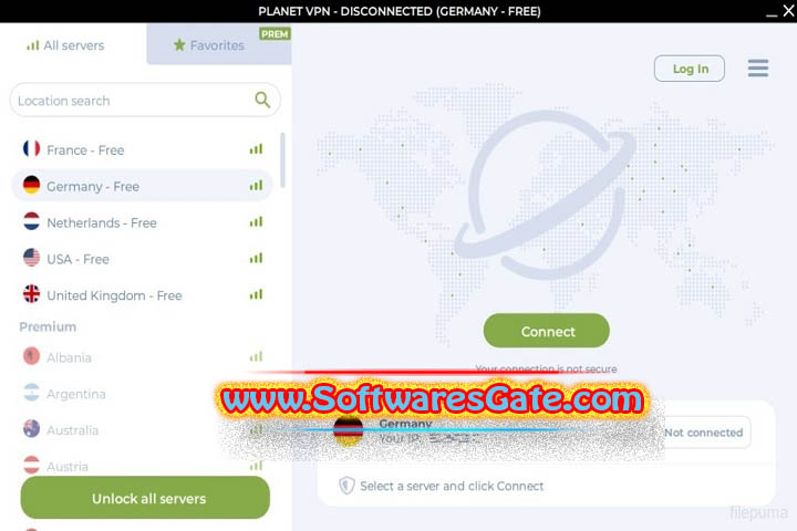 Planet VPN : Version 2.9.1.2 (Latest Software)