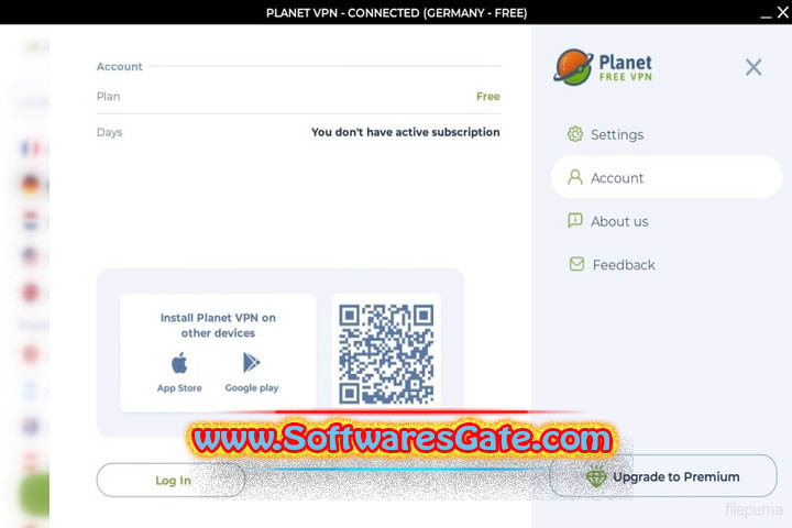 Planet VPN : Version 2.9.1.2 (Latest Software)