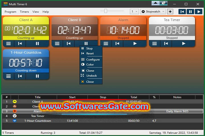 Programming Multi Timer : Version 6.9.1.0 (Latest Software) Programming Multi Timer : Version 6.9.1.0 (Latest Software)