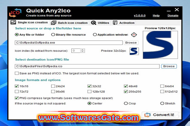 Quick Any2Ico : Version 3.5.0 (Latest Software) Quick Any2Ico : Version 3.5.0 (Latest Software)