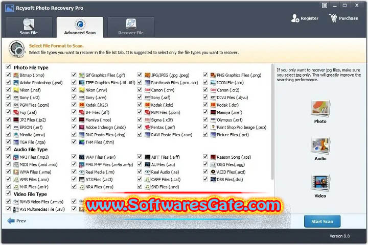Rcysoft Raw Drive Partition Recovery Pro : Version 8.9.0.0 (Latest Software)