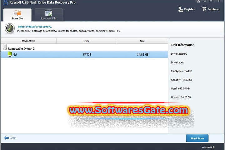 Rcysoft USB Flash Drive Data Recovery Pro : Version 8.9.0.0 (Latest Software) Rcysoft USB Flash Drive Data Recovery Pro : Version 8.9.0.0 (Latest Software)